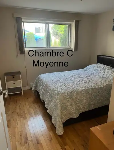 Chambre Meublée à Louer – Tout Inclus – Laval (Vimont) – appart