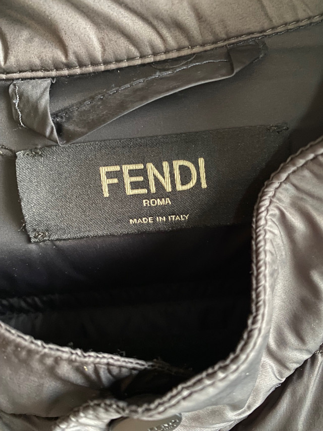 Fendi Men's Gray Down Parka Jacket  in Men's in Delta/Surrey/Langley - Image 4