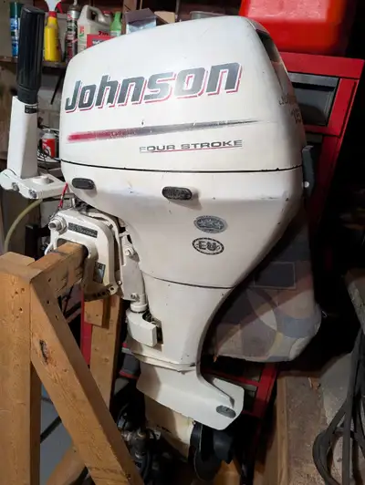 Carb professionally cleaned and serviced. Idles and purrs great. Boat sold . Deciding to buy a kayak...