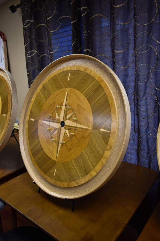 Hand made Inlay Crokinole Board in Toys & Games in Kitchener / Waterloo - Image 3