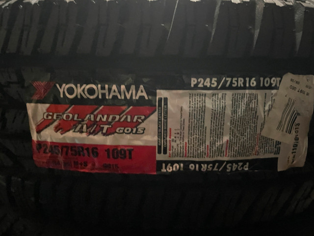 4 NEW 245/75R16 Yokohama Geolandar AT GO15 all terrain tires in Tires & Rims in City of Toronto - Image 3