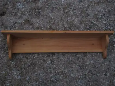 wooden shelf unfinished 3 feet long, View more