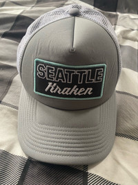 Grey Seattle Kraken adidas - Men’s Trucker hat