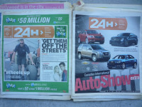 Past 24 H daily newspapers& much more good items selling    b518