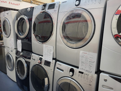 Good Quality like new washers and dryers, with SIX months warran