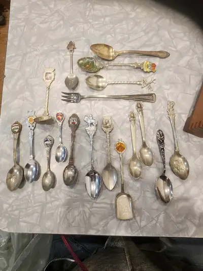 Vintage & new Collection of spoons and forks, View more