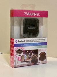 Brand New Aluratek Bluetooth Audio Receiver/Transmitter ABC02F