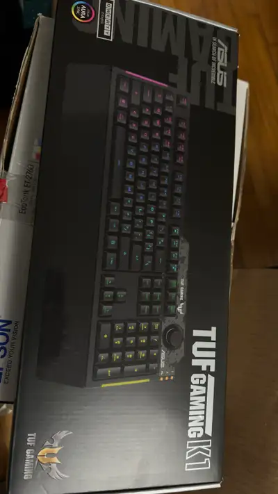 ASUS TUF Gaming K1 Keyboard, View more