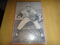 montreal expos baseball 1969 claude raymond poster black/white s