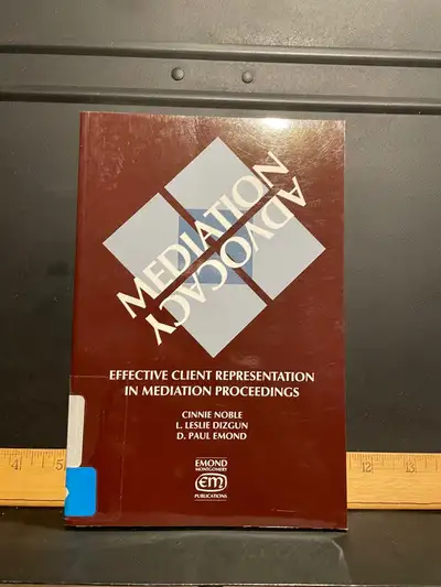 mediation advocacy textbook, View more