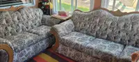Vintage Style Sofas (Set of 2)