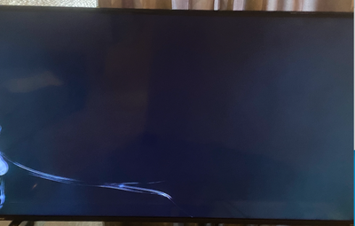Selling a Roku Smart TV with a cracked screen. The TV powers on, but the screen is damaged. Ideal fo...