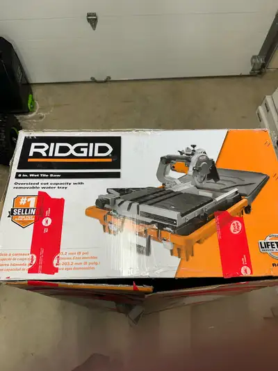 RIDGID. . 8” WET TILE SAW, View more
