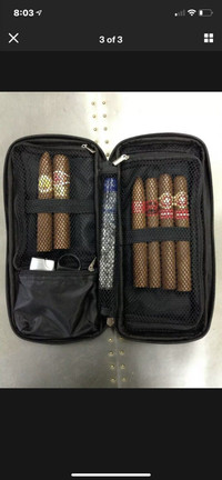 GOLF Cigar Case Waterproof Up To 10 Cigars NEW SEALED