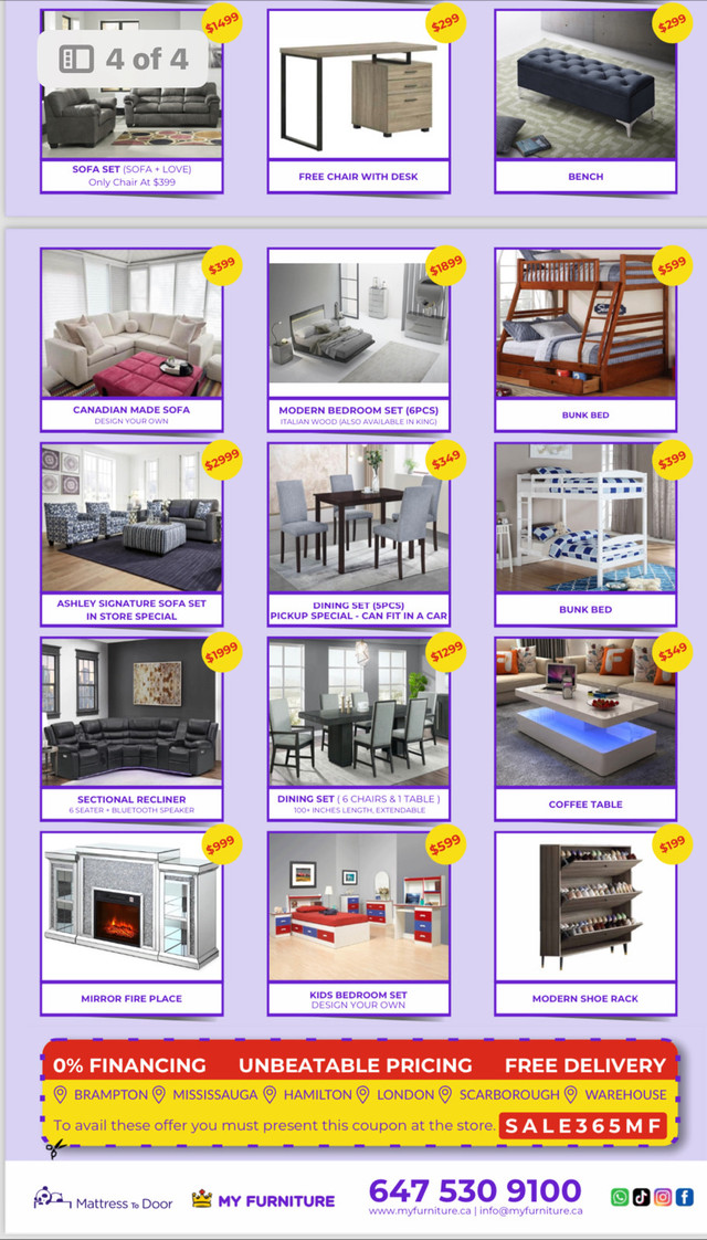365 Days sale  in Beds & Mattresses in Hamilton