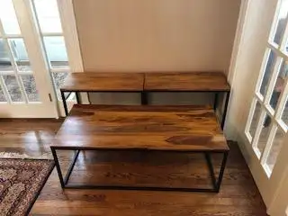 Coffee & 2 End Tables - Urban Barn - Crosby Collection in Coffee Tables in Ottawa - Image 4