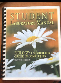 Biology Student Laboratory Manual
