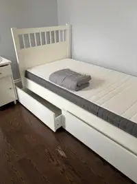 IKEA bed and drawers