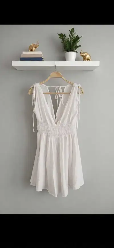WHITE Sleeveless Mini Dress – Women’s Size Small (S), View more