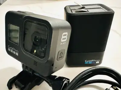 For Sale: GoPro HERO8 Black – Excellent Condition + Extras Includes: • GoPro HERO8 Black • Original...