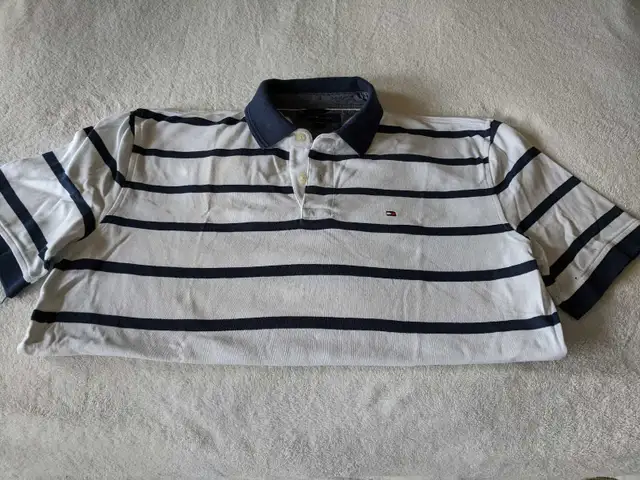 Tommy Hilfiger Striped Polo Shirt Men's XL in Men's in Oshawa / Durham Region - Image 5