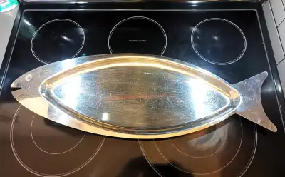 Big Stainless Steel Large Fish Type Party Tray, View more