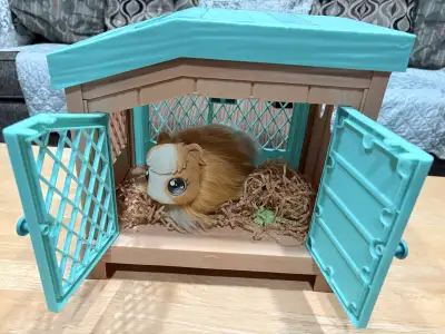 Little Life Pet Hamster. Comes with cage and accessories. $15 Comes from a pet free, smoke free, bug...