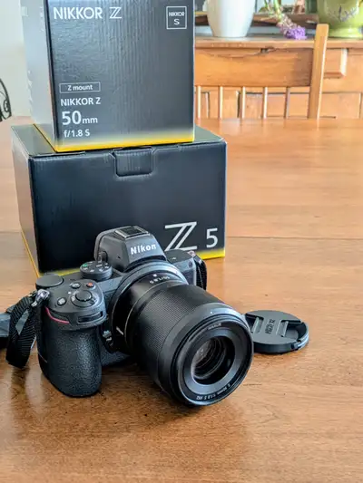 Nikon Z5 camera, Nikon 50 mm f1.8 S lens - LIKE NEW, View more