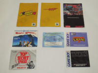 Nintendo Video Game manuals
