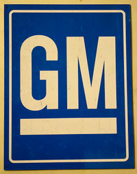 GM Motors & GM Diesel metal signs $17ea