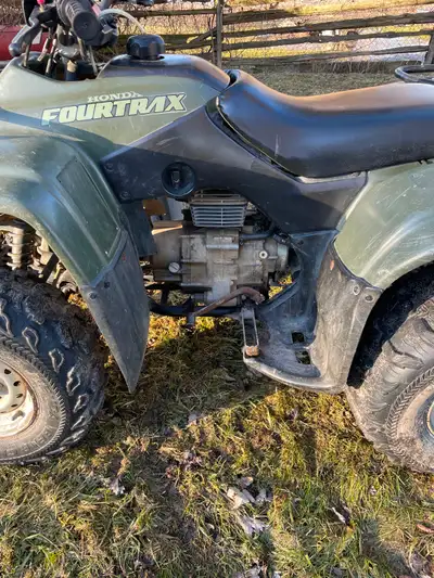 i am selling my honda 250 fourtrax it runs and drives it has a new top end it has new tie rods and i...