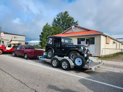Car Hueler Trailer. 8x14. From BREMARTRAILERS. CanadianTrailer. Heavy duty Aluminum frame, Aluminum...