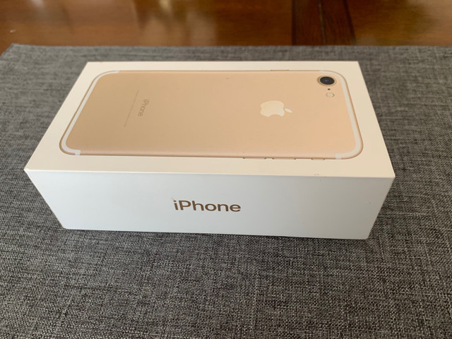 iPhone 7 Gold 128 GB box in Cell Phone Accessories in Kitchener / Waterloo - Image 3