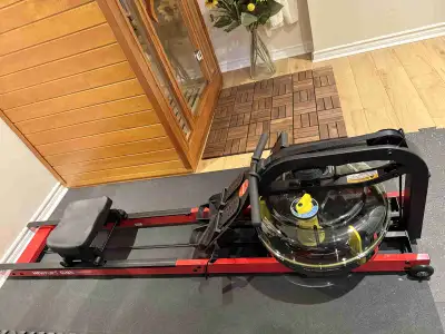 First Degree Fitness Newport Club Fluid Rowing Machine - Red, View more