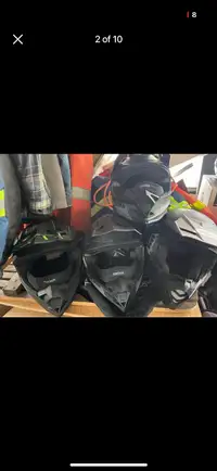 New Atv helmets and parts 