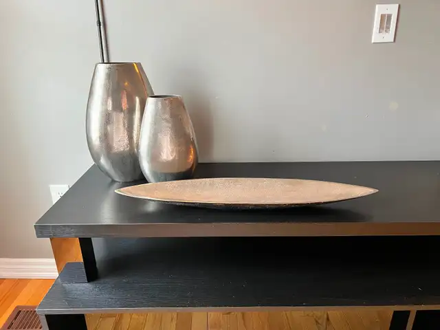 Decorative Vases and Tray Set