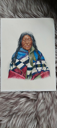 Old ( crow) women painting