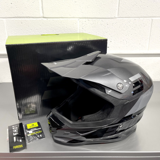 ★ BRAND NEW ★ Grey Shot Furious Chase Dirt Bike Helmet - XL in Motorcycle Parts & Accessories in Oakville / Halton Region - Image 2