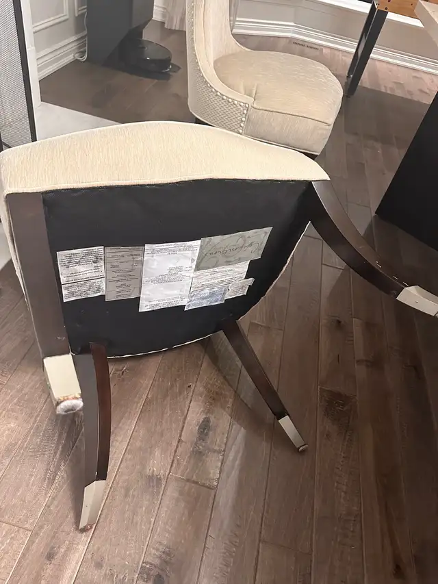 Luxury Compositions High‑Back Wing Dining Chairs | 600for6 sets in Chairs & Recliners in Oakville / Halton Region - Image 8