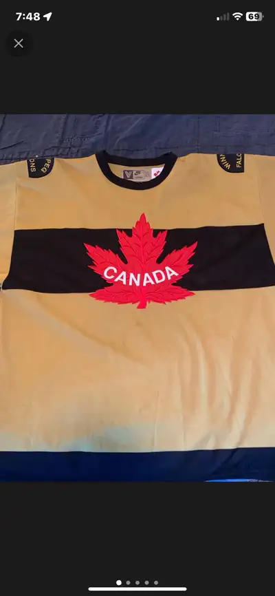 TEAM CANADA Winnipeg Falcons JERSEY World Cup of Hockey XL 