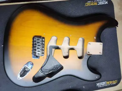 Semi-loaded Tobacco Burst Stratocaster Body, View more