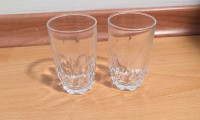 Two Small Drinking Glasses 
