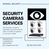 Security cameras sale and installation