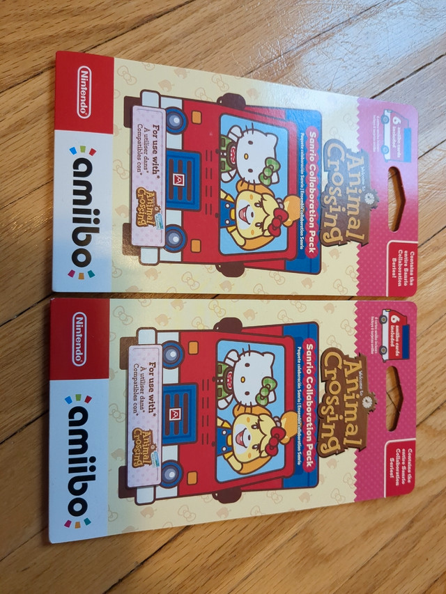 Animal Crossing, hello kitty amiibo cards, brand new in Toys & Games in Winnipeg