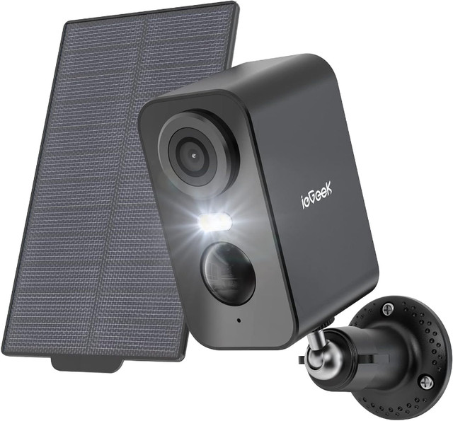 Solar Security 2k WiFi Cameras Wireless Outdoor with Solar Panel in Security Systems in Markham / York Region