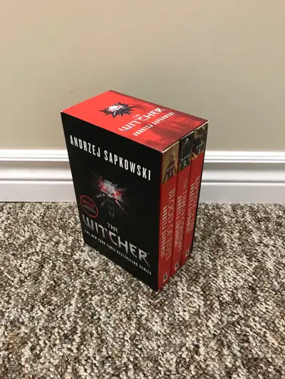 The Witcher, Boxed Set, Books 1-3 Blood of Elves, The Time of Contempt, and Baptism of Fire New York...