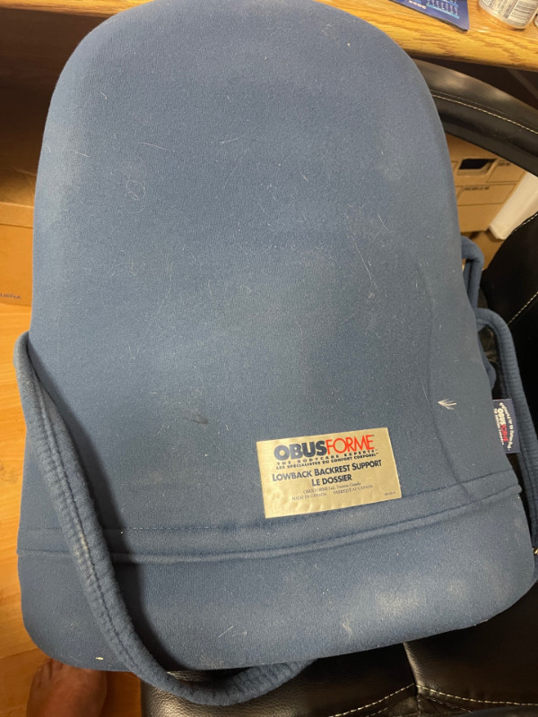 OBUSFORME LOWBACK BACKREST SUPPORT #V0817 in Chairs & Recliners in Edmonton - Image 2