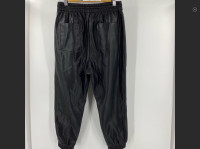 Zara Faux Leather Joggers medium 