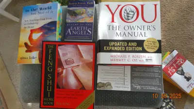 Books non-fiction, health(Dr.Oz) ,feng shi,D.Virtue,  Gina Lake, View more