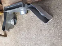 Under cabinet toe kick duct heating box